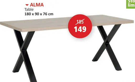 Offre: Table