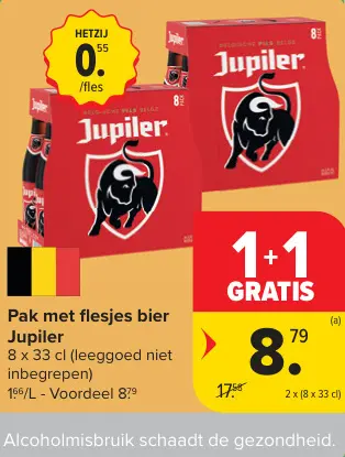 Promotie: Pak met flesjes bier