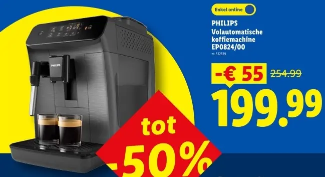 Promotie: Volautomatische koffiemachine EP0824/00