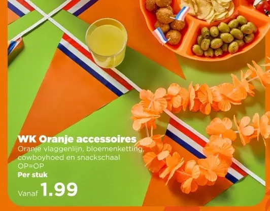 WK Oranje accessoires