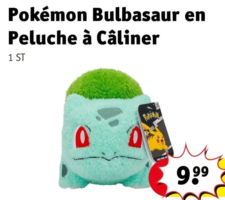 Offre: Bulbasaur en Peluche à Câliner