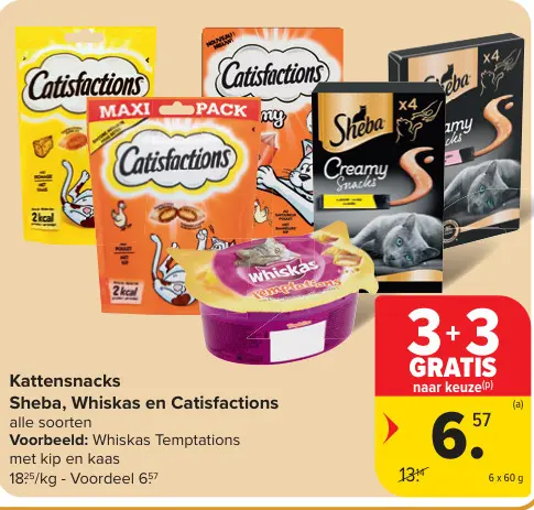 Promotie: Kattensnacks