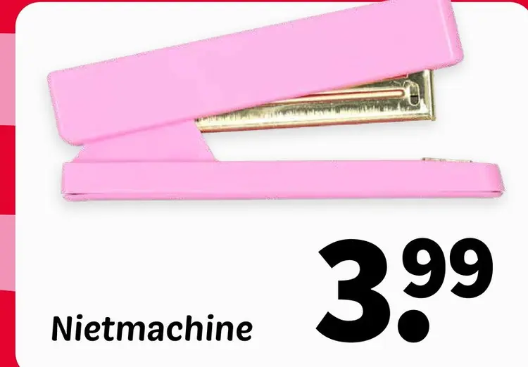 Promotie: Nietmachine