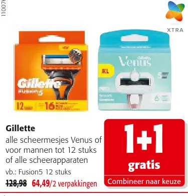 Promotie: scheermesjes Venus of voor mannen