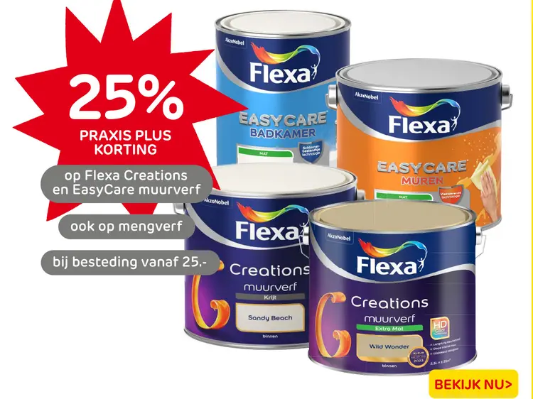 Aanbieding: Flexa Creations en EasyCare muurverf