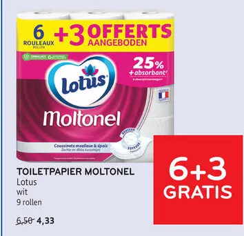 Offre: Toiletpapier moltonel