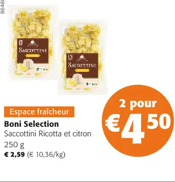 Offre: Saccottini Ricotta et citron