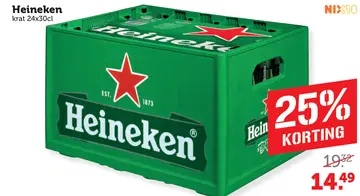 Aanbieding: Heineken krat