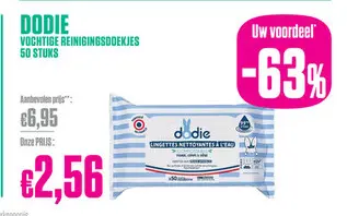 Promotie: Vochtige reinigingsdoekjes