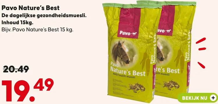 Aanbieding: Pavo Nature's Best