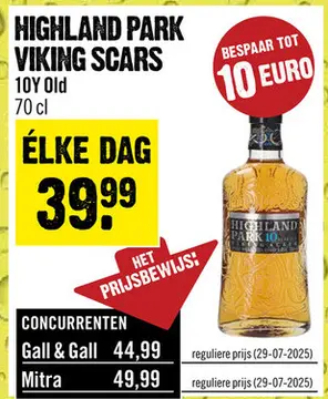 Aanbieding: Highland park viking scars