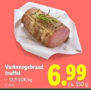 Aanbieding: Varkensgebraad truffel