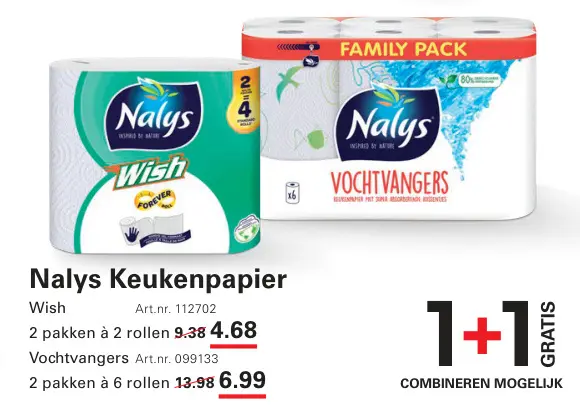 Aanbieding: Nalys Keukenpapier