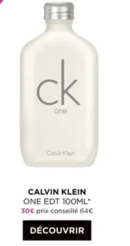 Offre: One edt