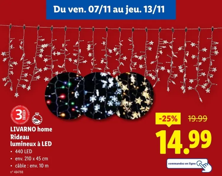 Offre: Guirlande lumineux à LED