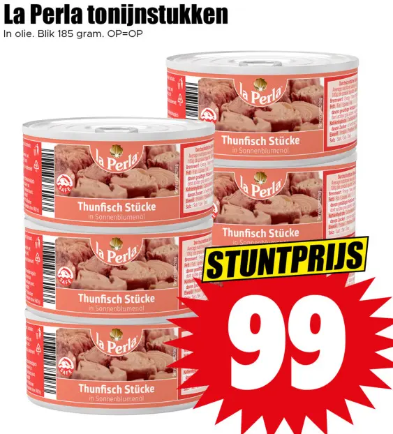 Aanbieding: tonijnstukken