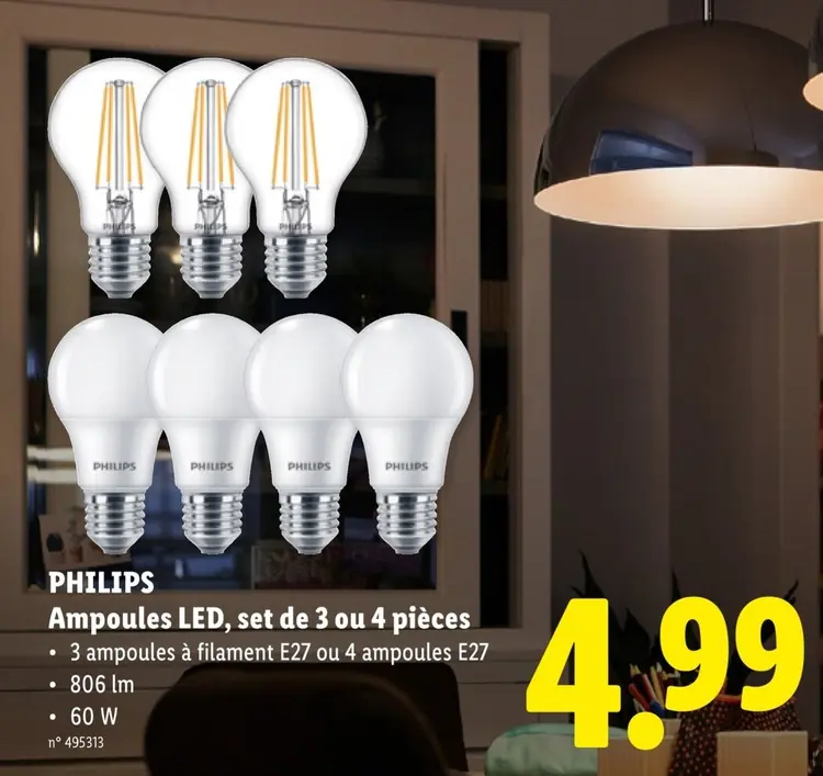 Offre: Ampoules LED