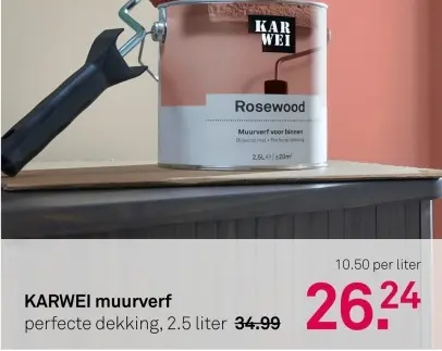 Aanbieding: KARWEI muurverf
