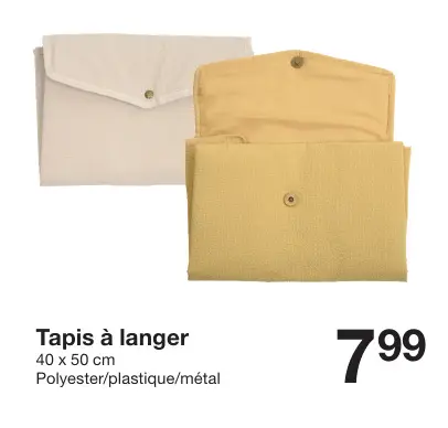 Offre: Tapis à langer