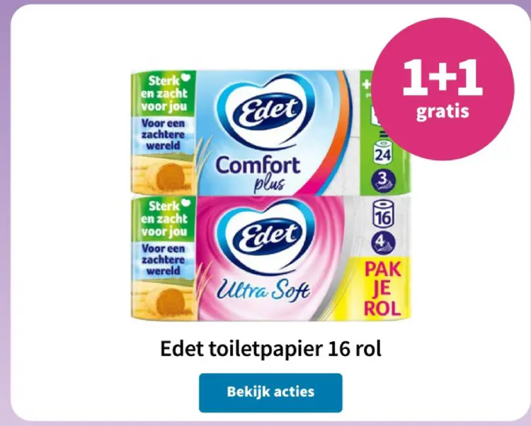 Promotie: toiletpapier