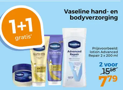 Aanbieding: Vaseline hand- en bodyverzorging