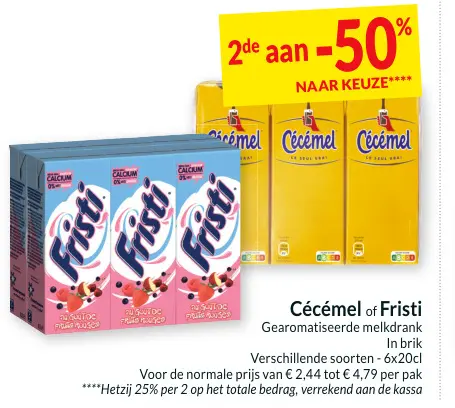 Promotie: Cécémel of Fristi
