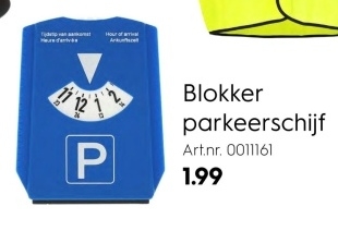 Aanbieding: Blokker parkeerschijf