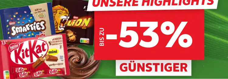 Aanbieding: Smarties Mini, Lion Mini, KitKat Mini