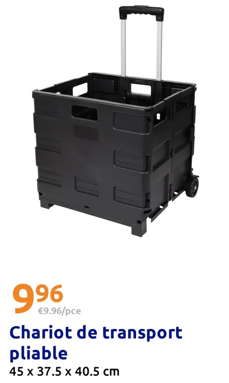 Offre: Chariot de transport pliable