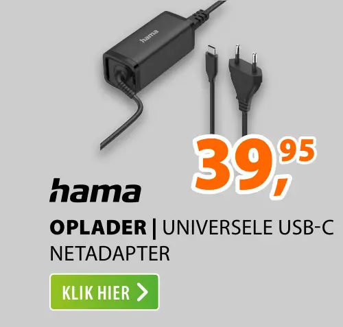 Aanbieding: Oplader | universele usb-c netadapter