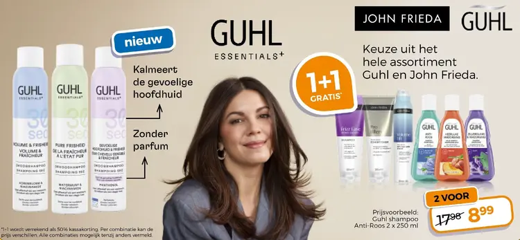 Aanbieding: Guhl en John Frieda