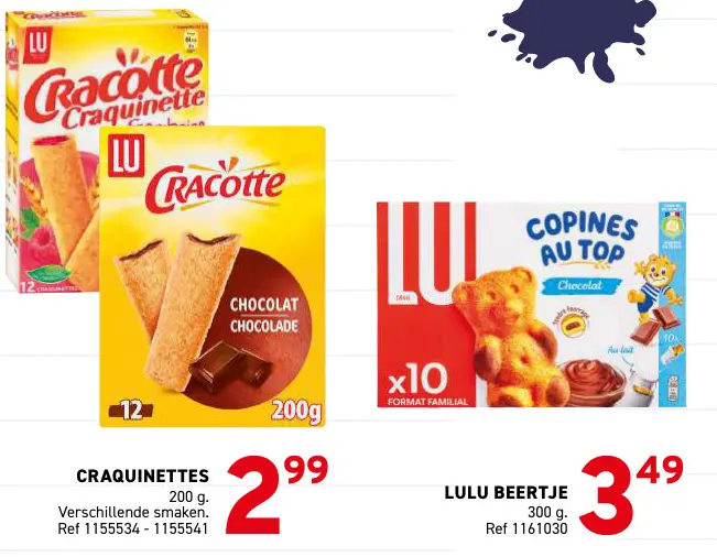 Promotie: Craquinettes