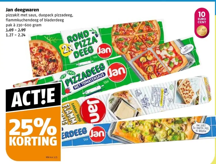 Aanbieding: Jan deegwaren