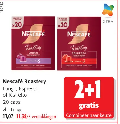 Promotie: Lungo, Espresso of Ristretto caps