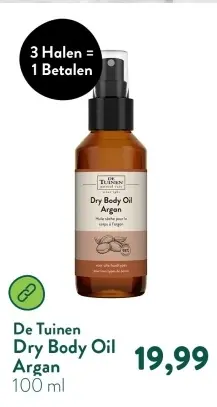 Aanbieding: Dry Body Oil Argan