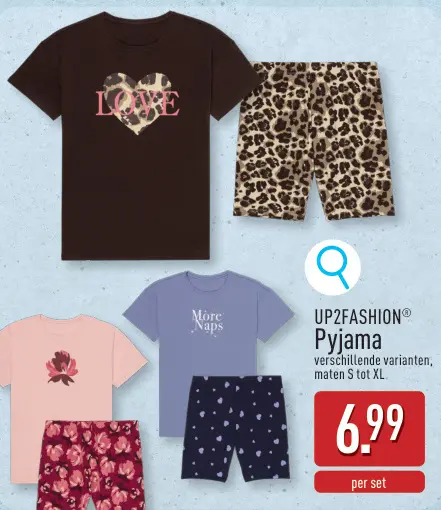 Promotie: T-shirt en biker short
