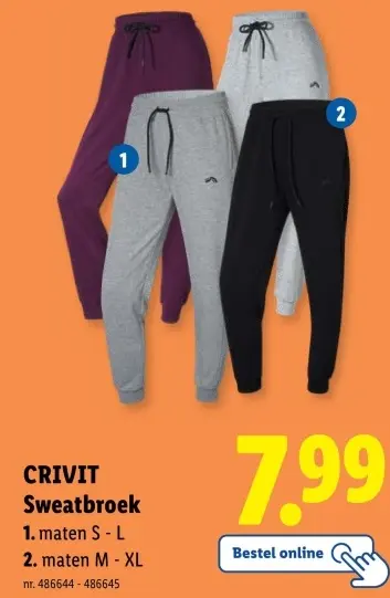 Aanbieding: Sweatbroek