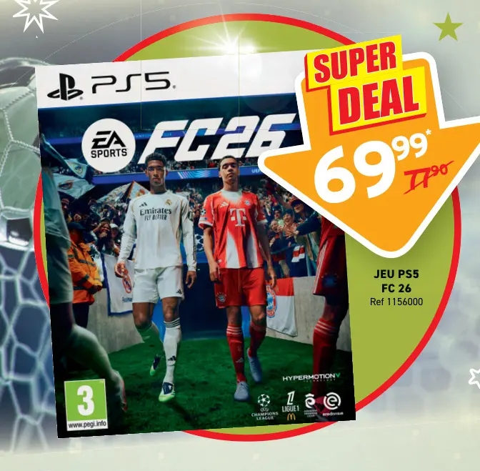 Offre: Jeu ps5 fc 26