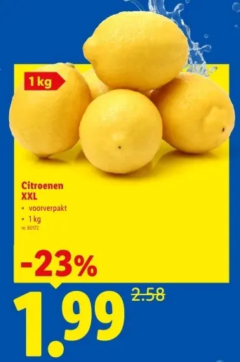 Promotie: Citroenen XXL