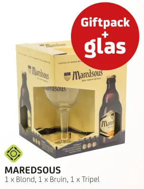 Promotie: Giftpack + glas