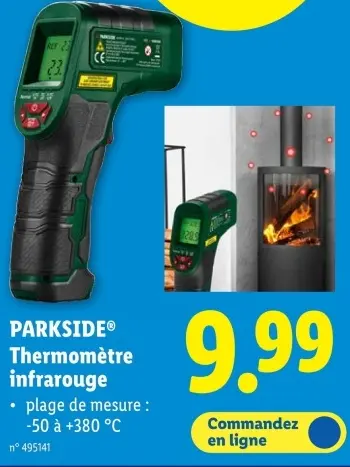 Offre: Thermomètre infrarouge