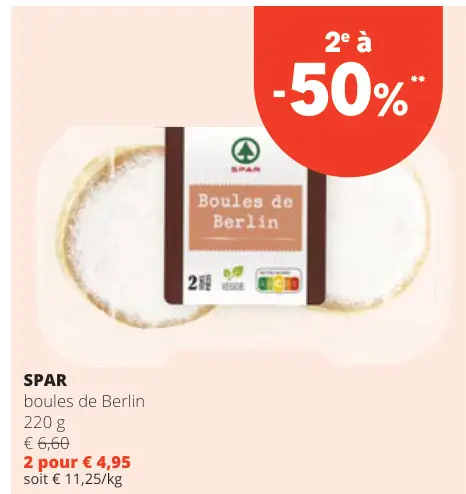 Offre: boules de Berlin