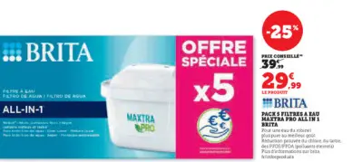 Offre: Filtre a eau all-in-1