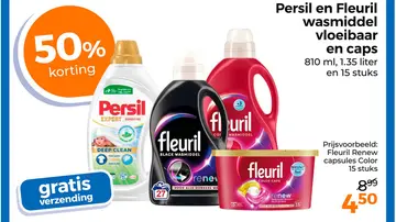 Aanbieding: Persil en Fleuril wasmiddel
