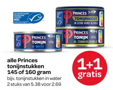 Aanbieding: alle Princes tonijnstukken