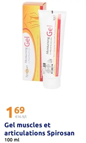 Offre: Gel muscles et articulations Spirosan