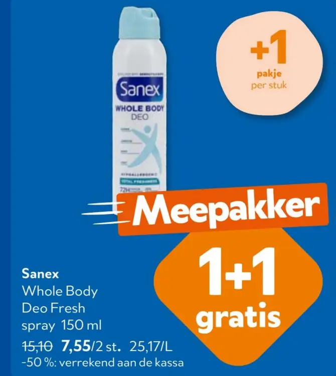 Promotie: Whole Body Deo Fresh spray