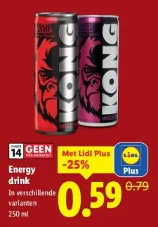 Aanbieding: Energy drink
