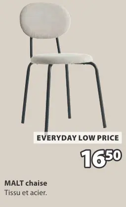 Offre: MALT chaise