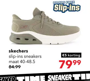 Aanbieding: Skechers Slip-ins: BOBS Sport Arc Wave 2.0 heren sneakers beige